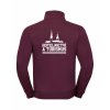 Pánská mikina na zip Elegant Burgundy (Vínová)