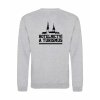 Pánská mikina bez kapuce Heather grey (Světlá šedá)