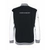 College mikina back black