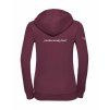 Dámská mikina luxury back burgundy