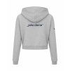 Dámská crop mikina Heather grey (Světlá šedá)