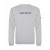 Pánská mikina bez kapuce Heather grey (Světlá šedá)