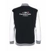 College mikina back black