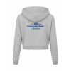 Dámská crop mikina Heather grey (Světlá šedá)