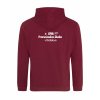 Dospělá mikina Premium back burgundy