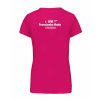 Dámské tričko premium back fuchsia