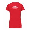 Dámské tričko premium back red
