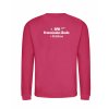 Dětská mikina bez kapuci Hot Pink (Sytá růžová)