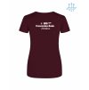 Dámské funkční tričko Burgundy (Vínová)