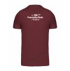 Pánské tričko premium back burgundy