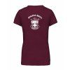 Dámské tričko premium back burgundy