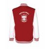 College mikina back red