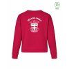 Dámský EKO crewneck Premium Hibiscus red (Tmavě červená)
