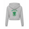 Dámská crop mikina Heather grey (Světlá šedá)