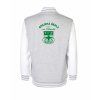 College mikina back heather grey