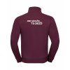 Pánská mikina na zip Elegant Burgundy (Vínová)