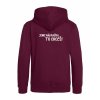 Dětská mikina Premium back burgundy
