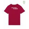 Dětské EKO tričko Premium Hibiscus red (Tmavě červená)