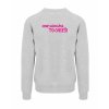 Dětská mikina bez kapuci Heather Grey (Světle šedá)
