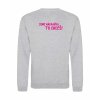 Pánská mikina bez kapuce Heather grey (Světlá šedá)