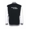College mikina back black