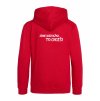 Dětská mikina na zip Premium Fire red (Ohnivá červená)
