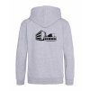 Dětská mikina na zip Premium Heather grey (Světlá šedá)