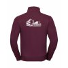 Pánská mikina na zip Elegant Burgundy (Vínová)