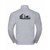 Pánská mikina na zip Elegant Heather grey (Světlá šedá)
