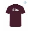Pánské funkční tričko Burgundy (Vínová)