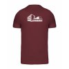 Pánské tričko premium back burgundy