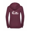 Dámská mikina luxury back burgundy