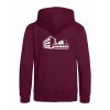 Dětská mikina Premium back burgundy