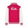 College mikina back hot pink