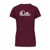 Dámské tričko premium back burgundy