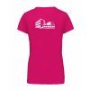 Dámské tričko premium back fuchsia