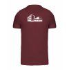 Pánské tričko premium back burgundy