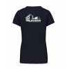 Dámské tričko premium back navy