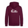 Dětská mikina Premium back burgundy