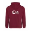 Dospělá mikina Premium back burgundy
