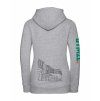 Dámská mikina luxury back grey