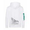 Dětská mikina Premium back white