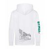 Dětská mikina na zip Premium Arctic white (Čistě bílá)