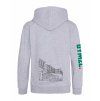 Dětská mikina na zip Premium Heather grey (Světlá šedá)
