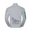 Pánská mikina na zip Elegant Heather grey (Světlá šedá)