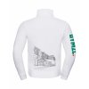 Pánská mikina na zip Elegant White (Bílá)