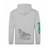 Dospělá mikina Premium back grey