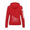 Dámská mikina Premium Fire red (Ohnivá červená)