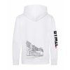 Dětská mikina Premium back white