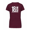 Dámské tričko premium back burgundy